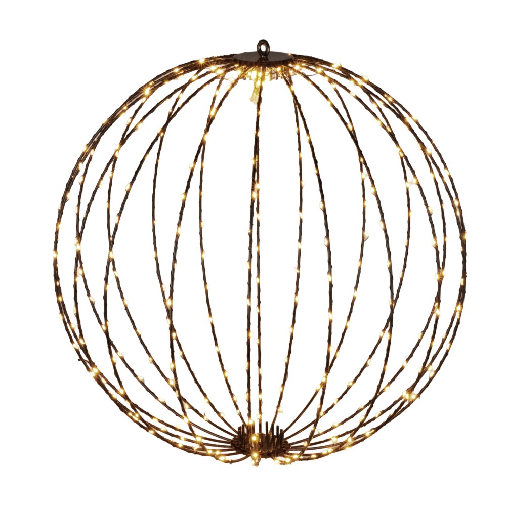Bola Natal com 320 Led Luz Quente 50cm
