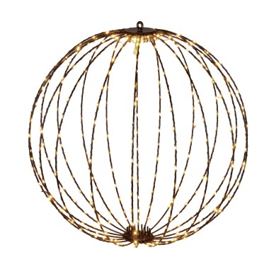 Bola Natal com 320 Led Luz Quente 50cm