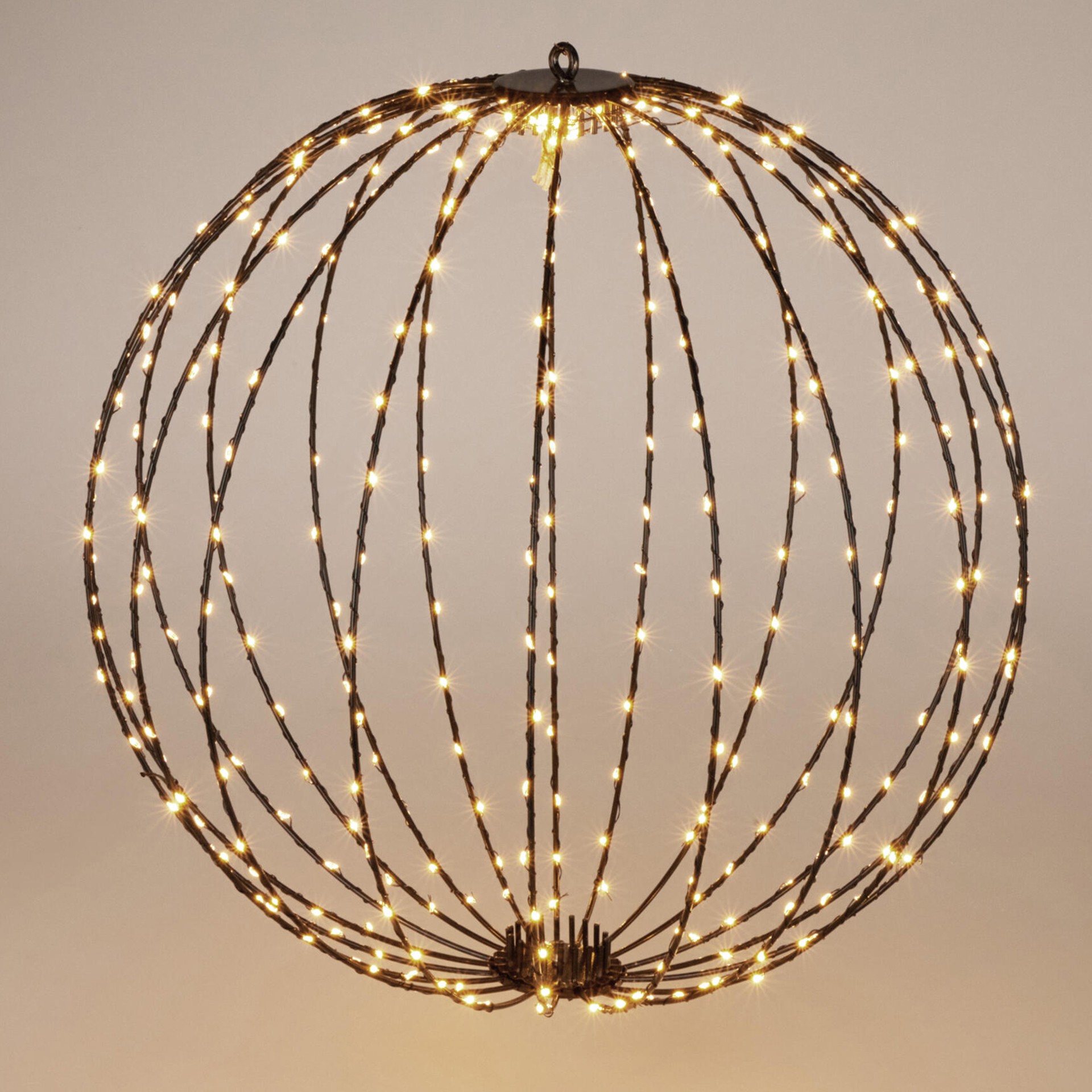 Bola Natal com 400 Led Luz Quente 60cm