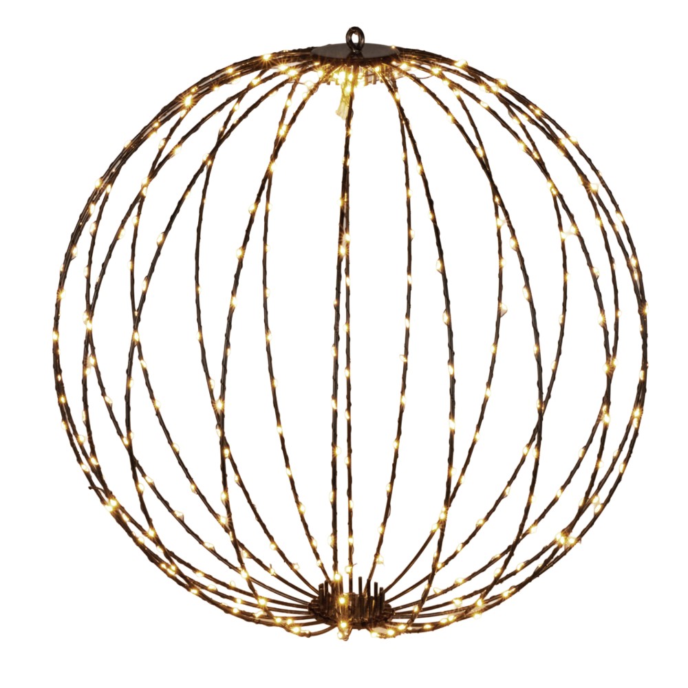 Bola Natal com 400 Led Luz Quente 60cm