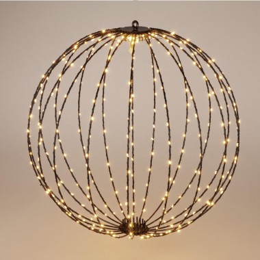 Bola Natal com 320 Led Luz Quente 50cm