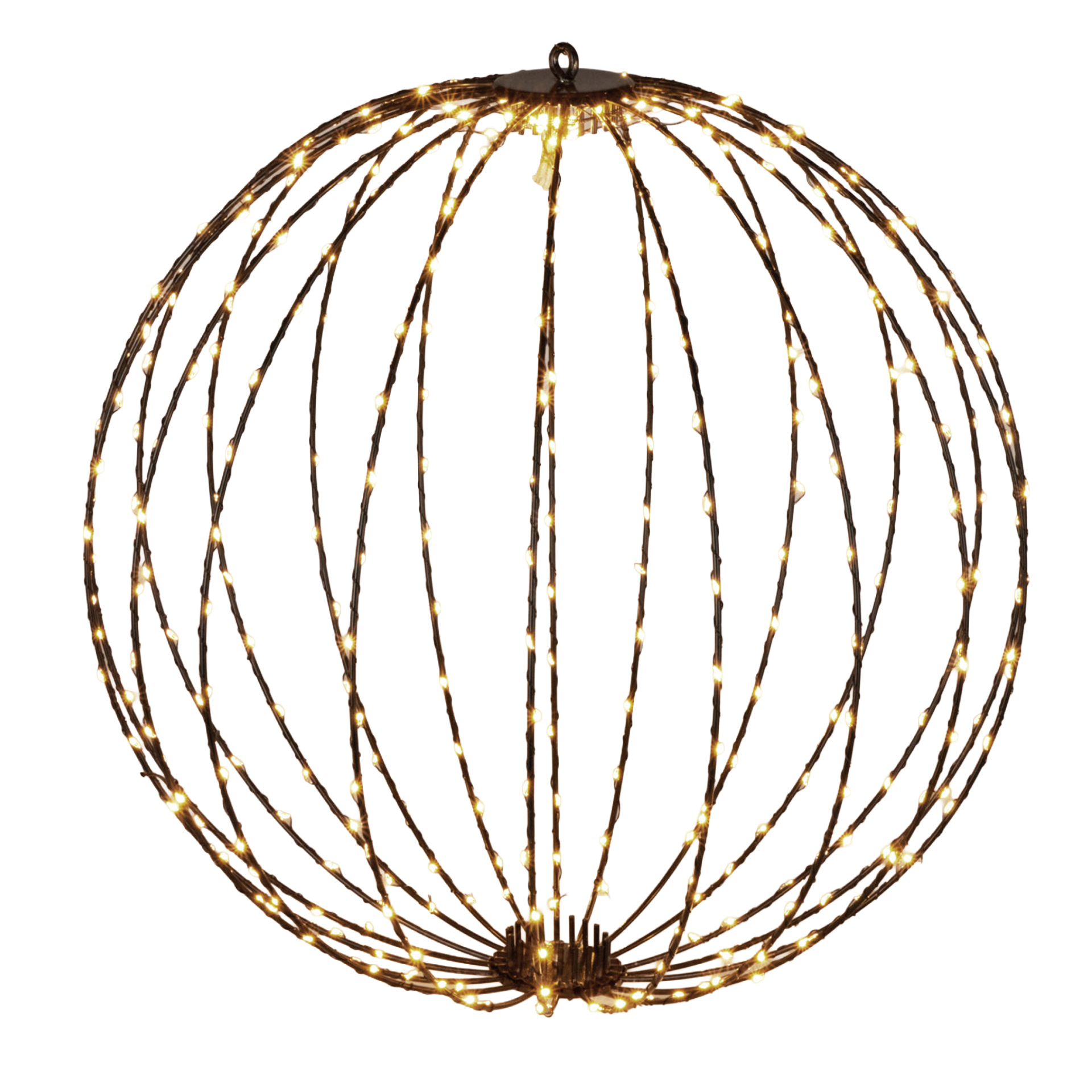 Bola Natal com 400 Led Luz Quente 60cm