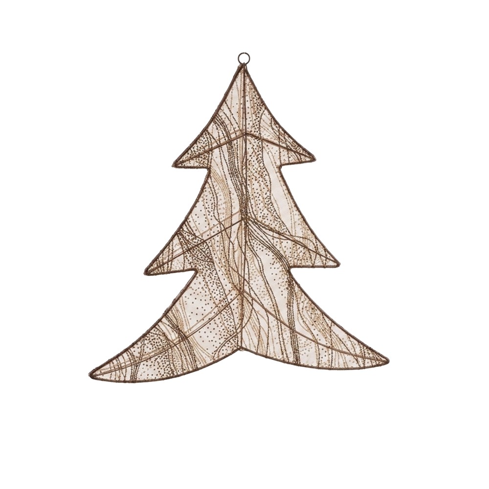 Árvore Natal com 260 Led Dourado 53X56cm