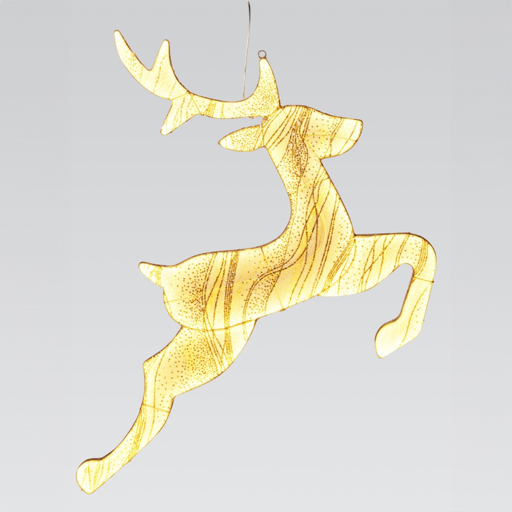 Rena Natal Dourada com 540 Led 79X73cm