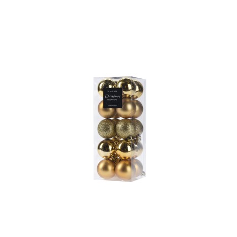 Bola Natal Dourado Ø4cm Pack 20 - Image product