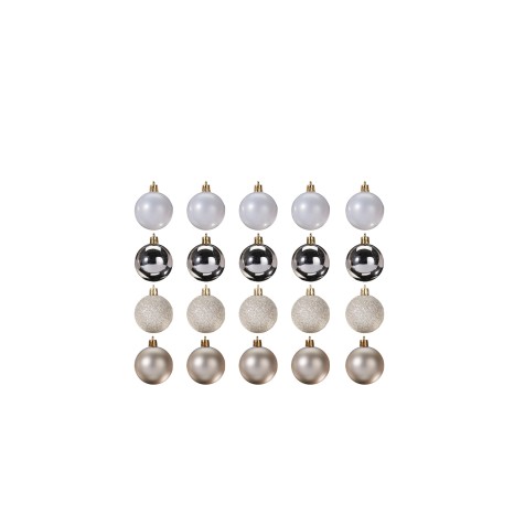 Bola Natal Bege Ø4cm Pack 20 - Image product