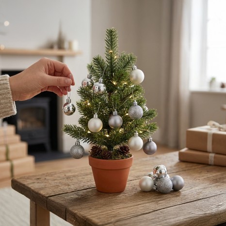 Bola Natal Bege Ø4cm Pack 20 - Image product