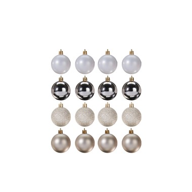 Bola Natal Bege Ø5cm Pack 16