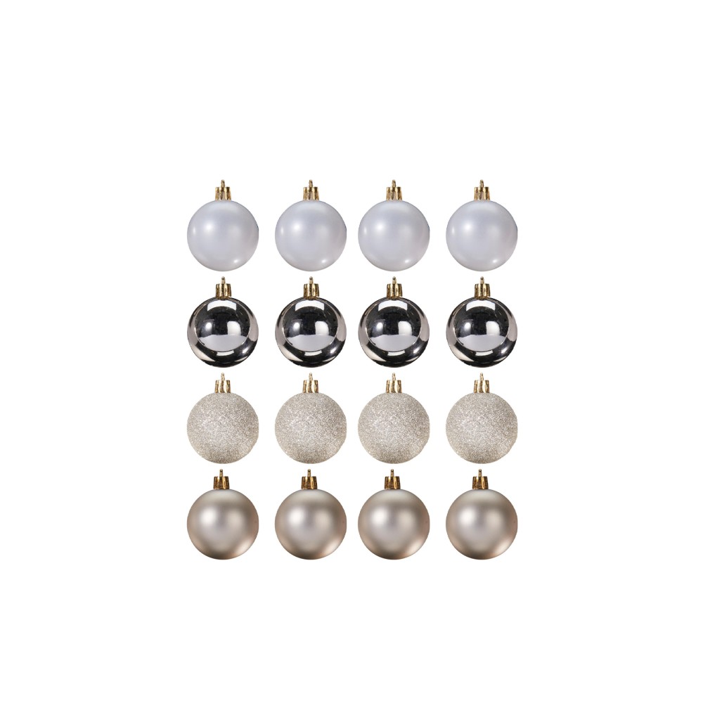 Bola Natal Bege Ø5cm Pack 16