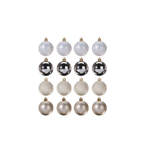 Bola Natal Bege Ø5cm Pack 16 - Image product