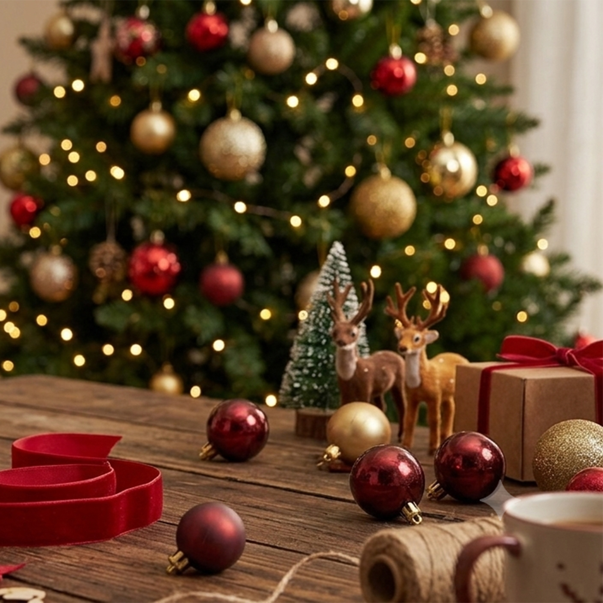 Bola Natal Vermelho Ø5cm Pack 16