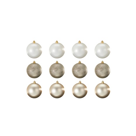 Bola Natal Bege Ø6cm Pack 12 - Image product