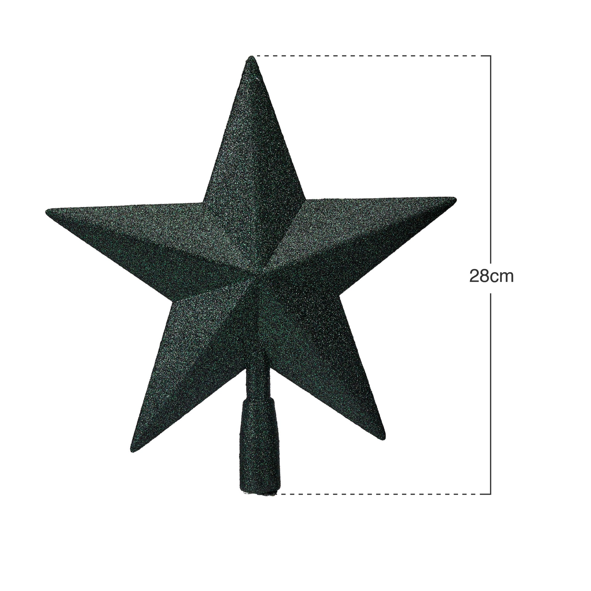 Estrela Árvore Natal Verde 28cm