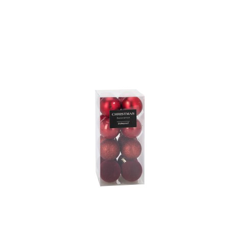 Bola Natal Vermelho Ø5cm Pack 16 - Image product