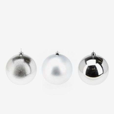 Bola Natal Sortido Prateado �25cm - Image product