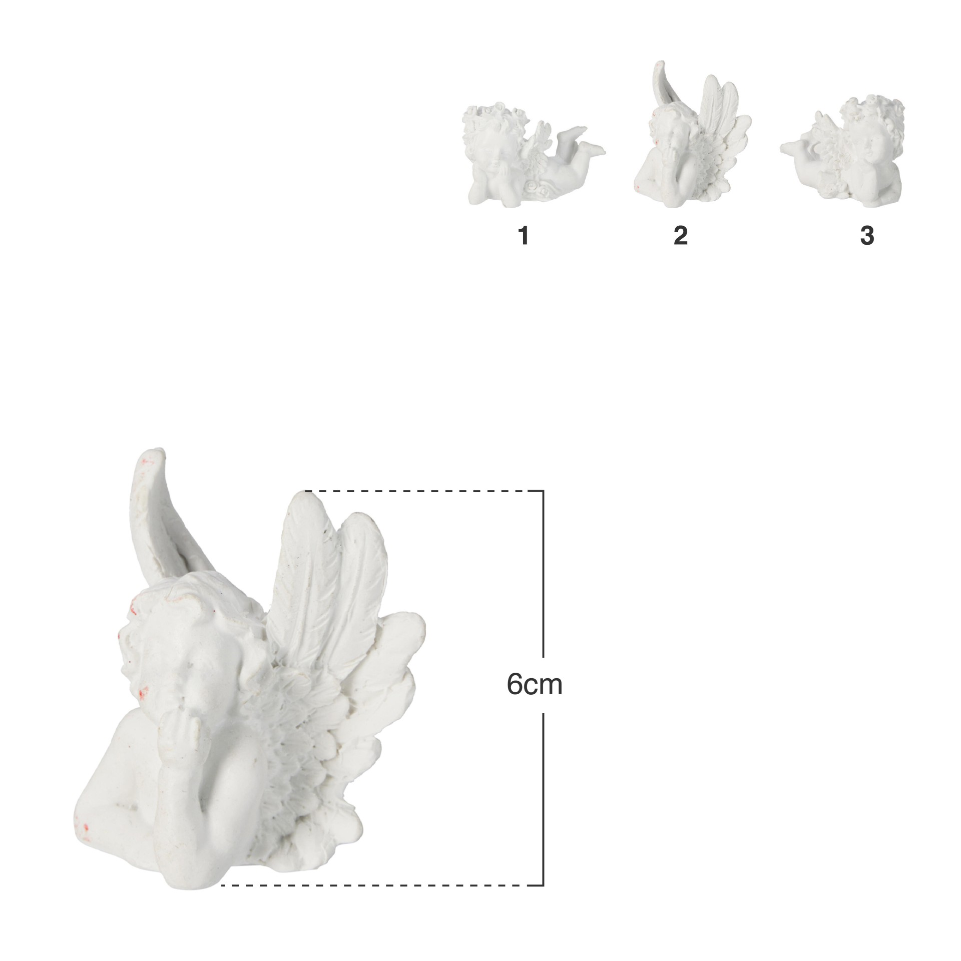 Anjo Deitado Sortido 6cm