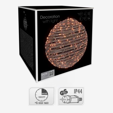Bola Decorativa com Led Ø25cm