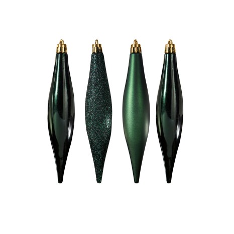 Pendente Pingo Gelo Verde 15cm Pack 4 - Image product
