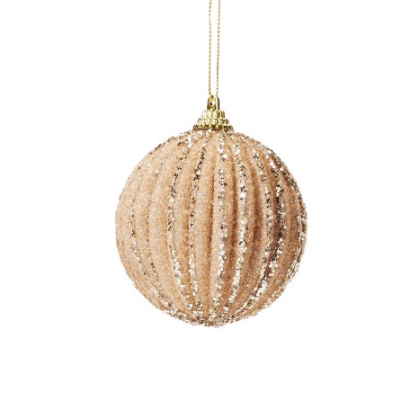 Bola Natal Sortido Bege Ø12cm - Image product