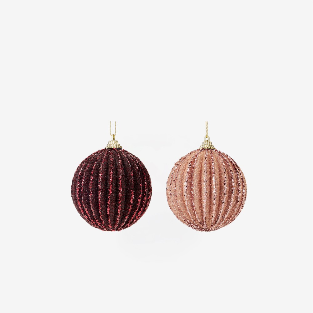 Bola Natal Rosa Sortido Ø8cm