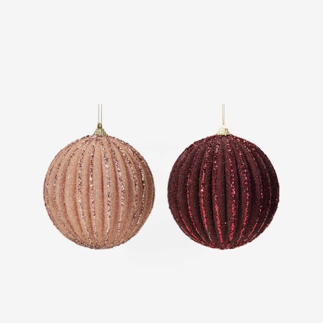 Bola Natal Sortido Rosa �10cm - Image product