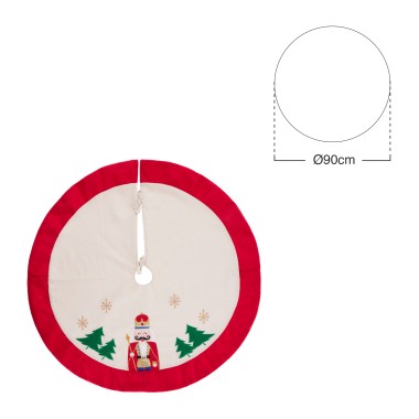 Cobertura P� �rvore Natal Pai Natal �90cm