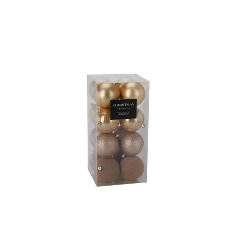 Bola Natal Dourado Ø6cm Pack 16 - Image product