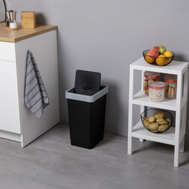 Balde Lixo com Tampa Basculante Smart 25L