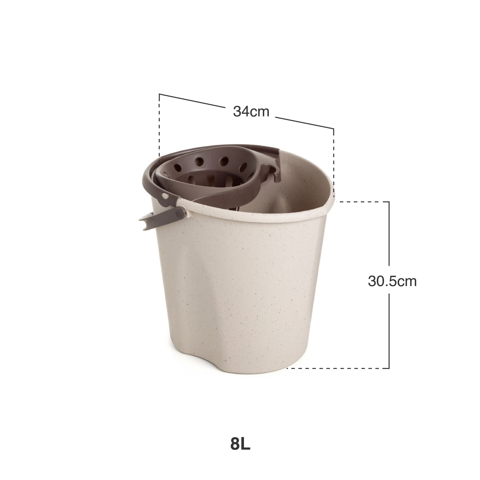 Balde Espremedor Ecohome 8L / 34X28X30.5CM