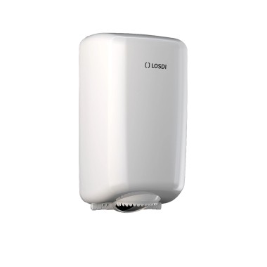 Dispensador Papel Mãos Abs Elegance Pequeno Branco 18X17X33.5cm