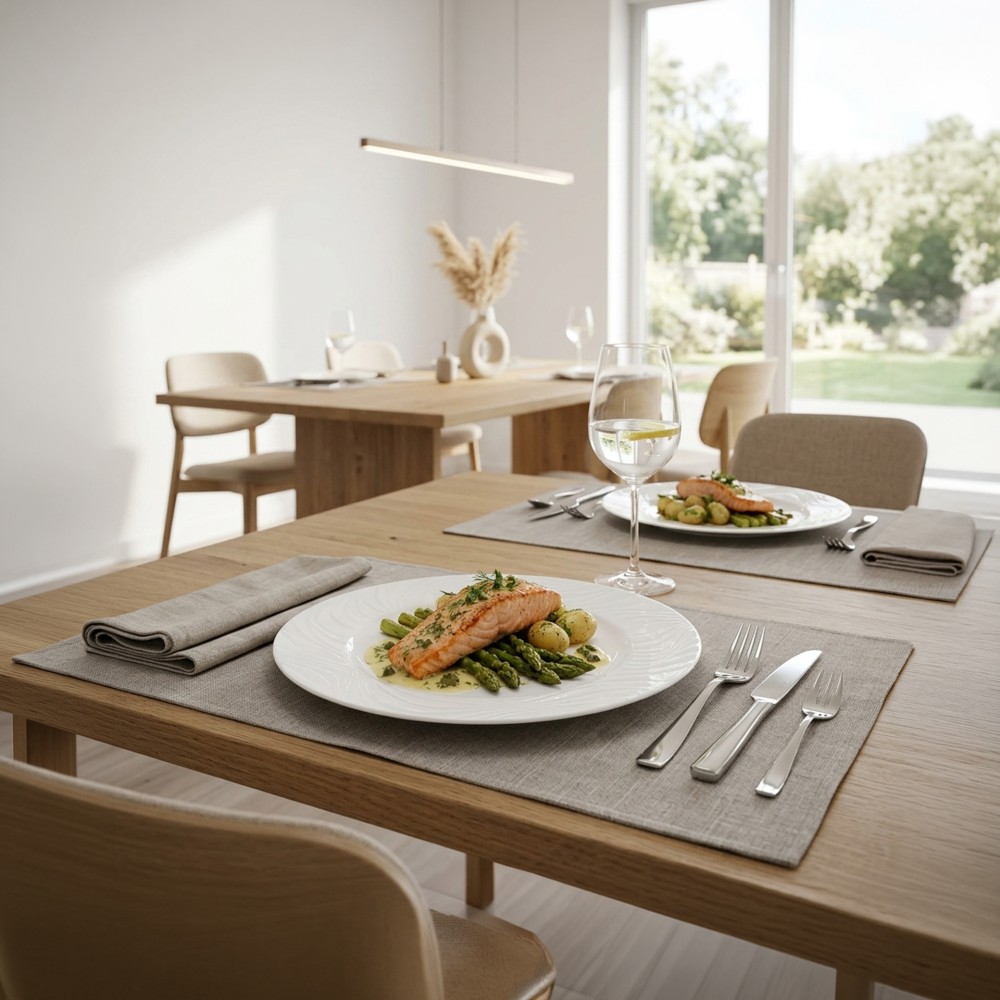 Prato Porcelana Waves Raso 28cm