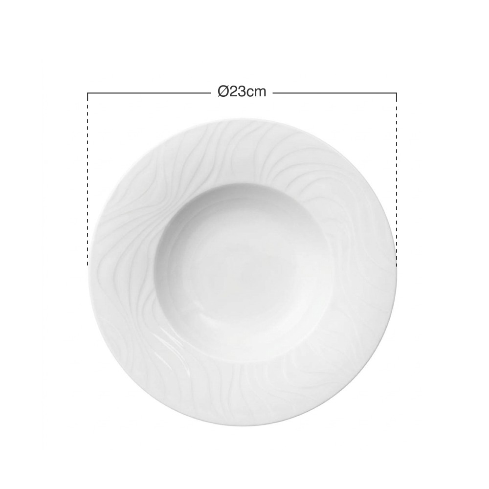 Prato Porcelana Waves Sopa 23cm