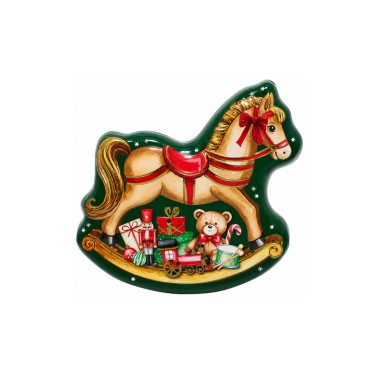 Lata Biscoitos Cavalo Baloi�o Natal