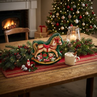 Lata Biscoitos Cavalo Baloi�o Natal