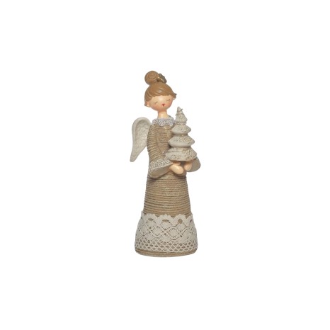 Anjo Natal Poliresina Leds 26.5cm - Image product