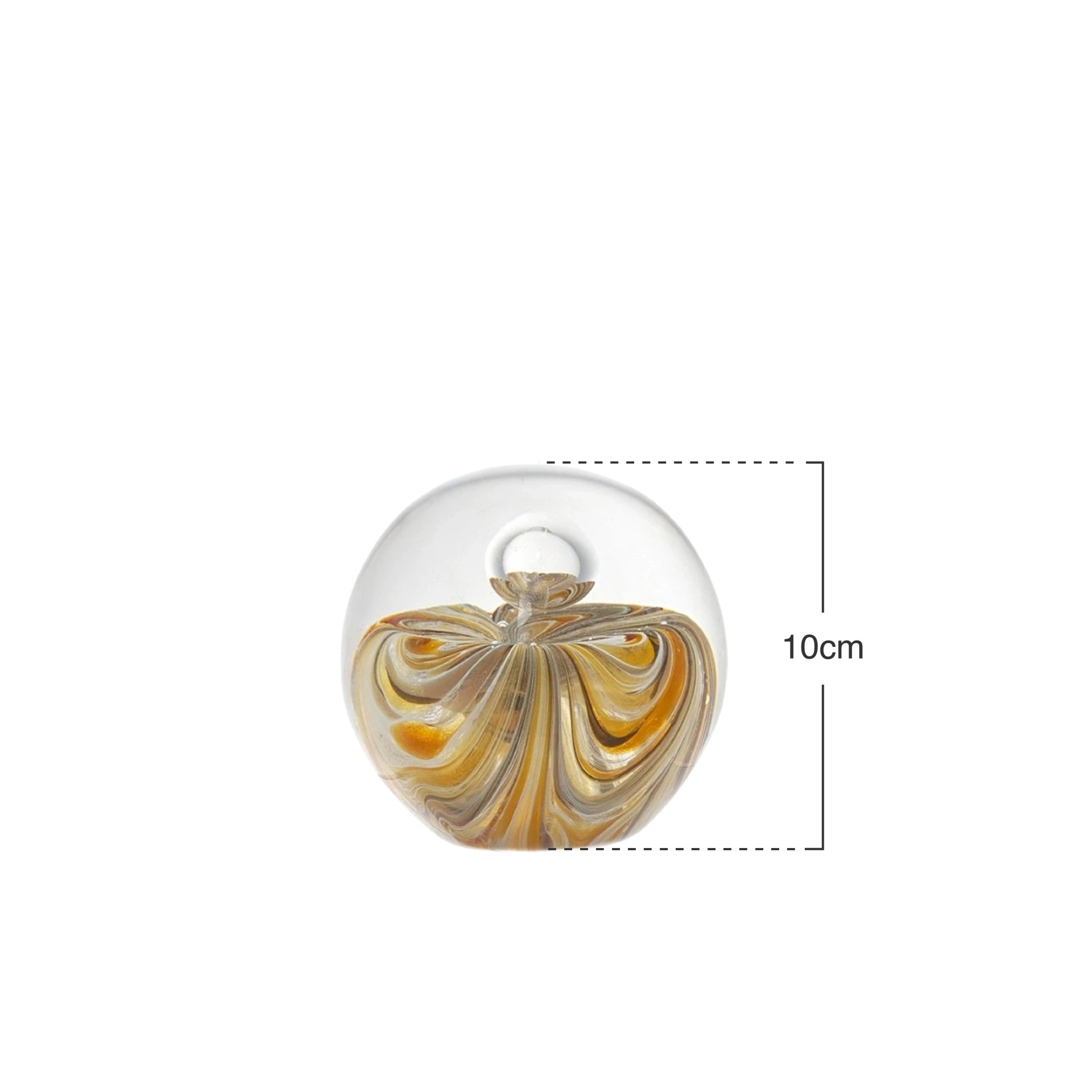 Pisa Papeis Vidro 10cm