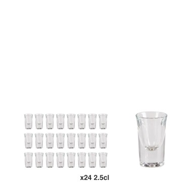 Copo Shot Boston 2.5cl Pack 24