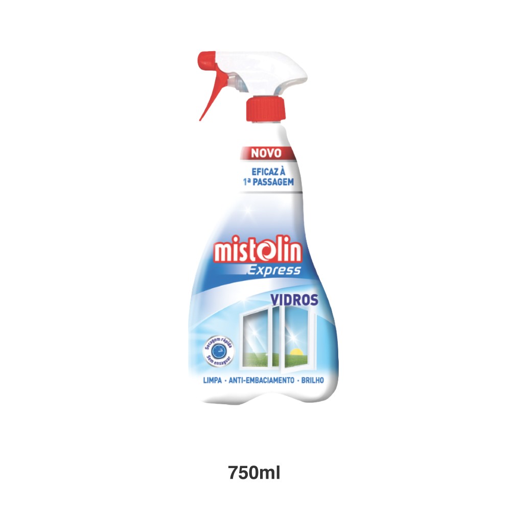 Detergente Limpa Vidros Mistolin Express 750ml