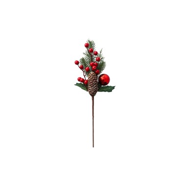 Haste Bola Com Pinha 35cm