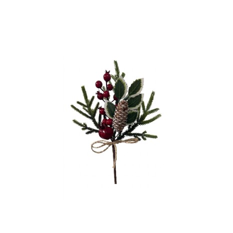 Haste Cedro Com Pinha E Romas 30cm - Image product