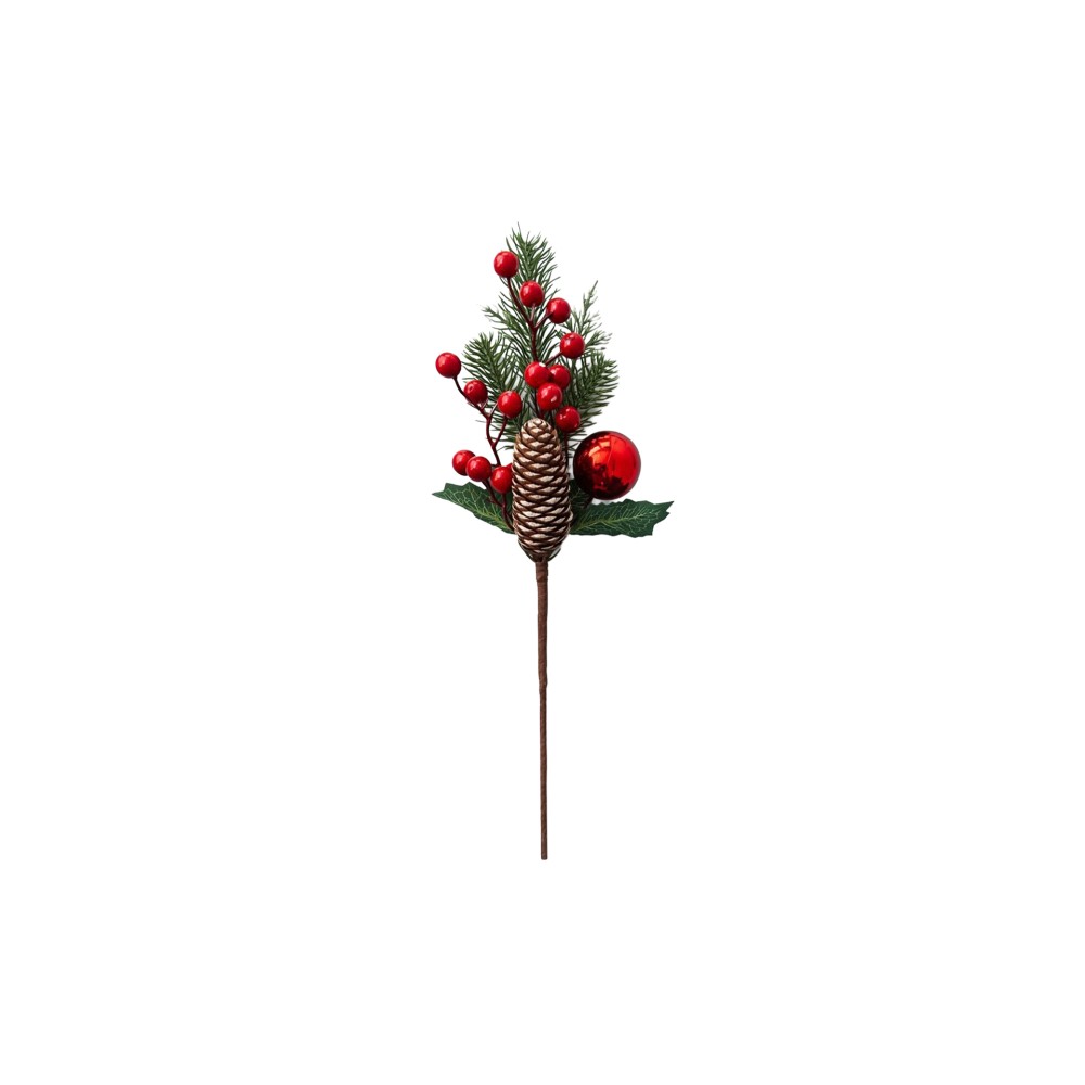 Haste Bola Com Pinha 35cm
