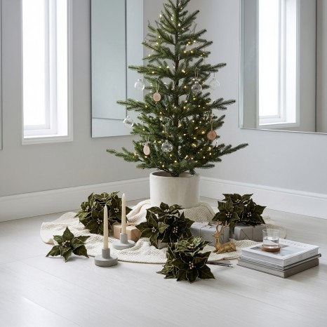 Poinsetia Veludo 30cm - Image product