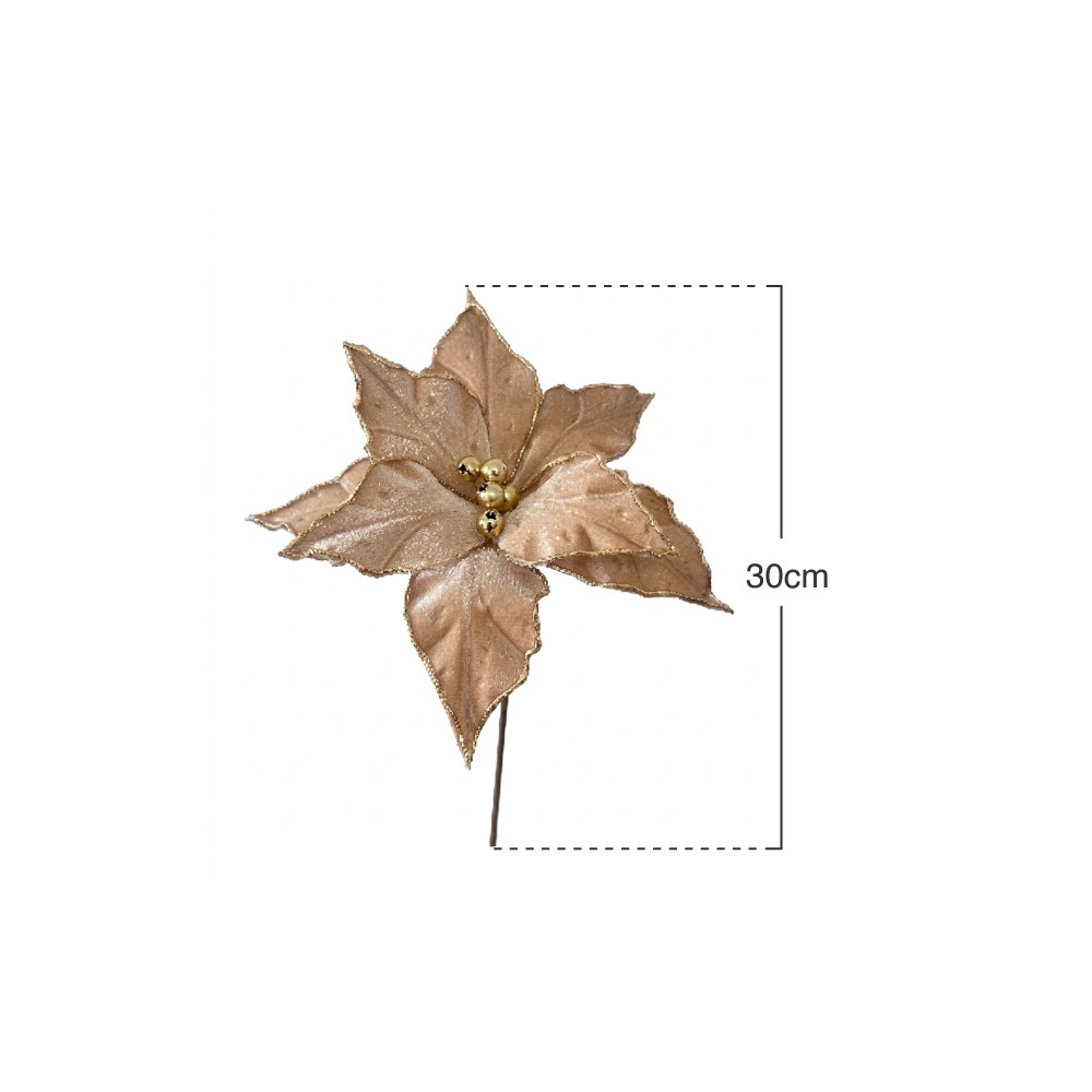 Poinsetia Veludo 30cm