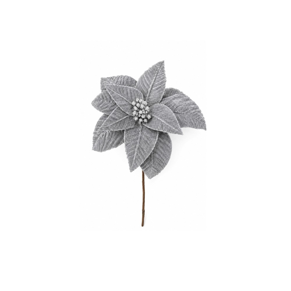 Haste Poinsetia Veludo 65cm