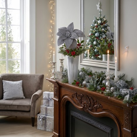 Haste Poinsetia Veludo 65cm - Image product