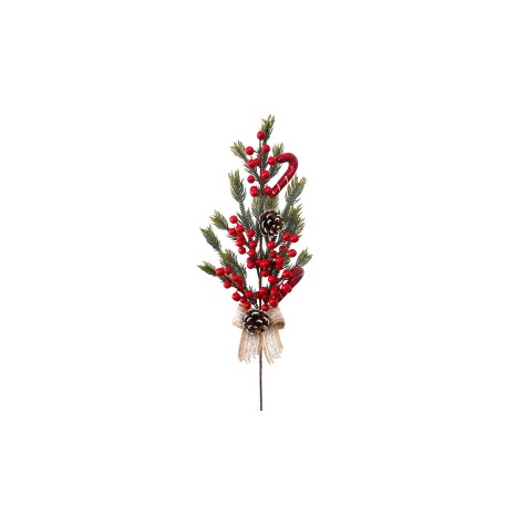 Haste Nevada Pinho com Bagas com Pinhas 60cm - Image product