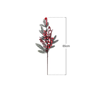 Haste Nevada Pinho com Bagas 65cm